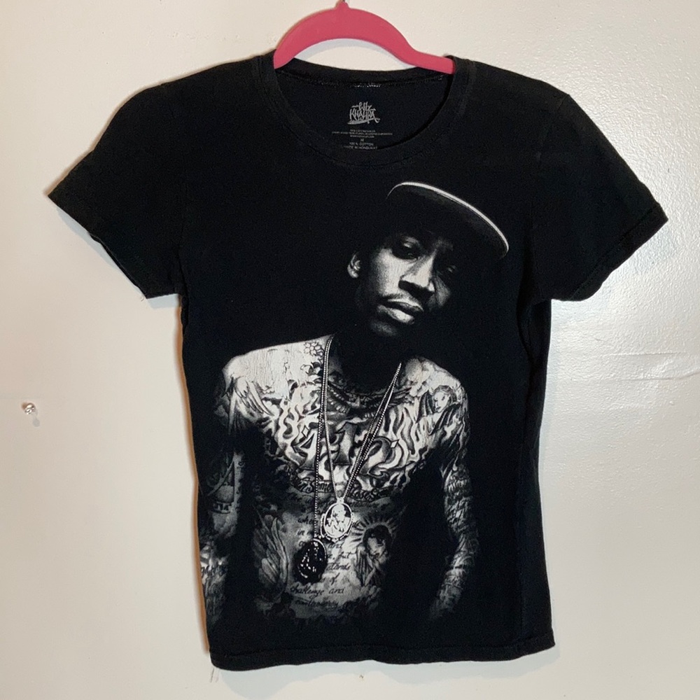D379 Wiz Khalifa babydoll band tee